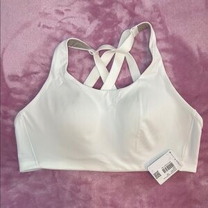 Lululemon Athletica White Sports Bra Seamless Design